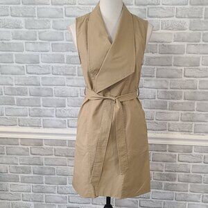 Charlie O Kinnucans Tunic Vest Wrap Corset Tie Back NEW S Lagenlook Minimalist